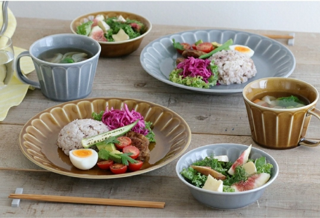 ペアセット 新品 日本製 美濃焼 大容量 メボレ スープ マグカップ キャラメル