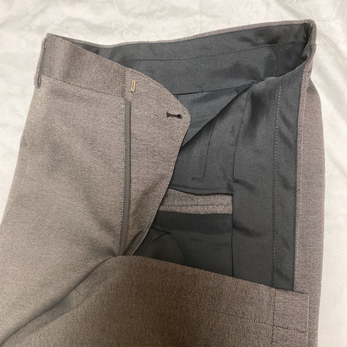  new goods unused super-discount tag attaching wool 95% high class single suit top and bottom setup size AB5daf gray side Benz moist cloth 