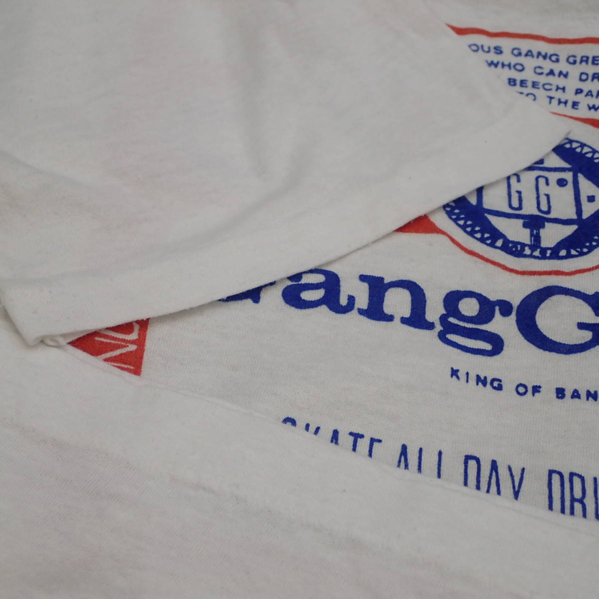 ■ 80s GANG GREEN Vintage T-shirt ■ ギャンググリーン ヴィンテージ Tシャツ 当時物 本物 バンドT ロックT パンク punk