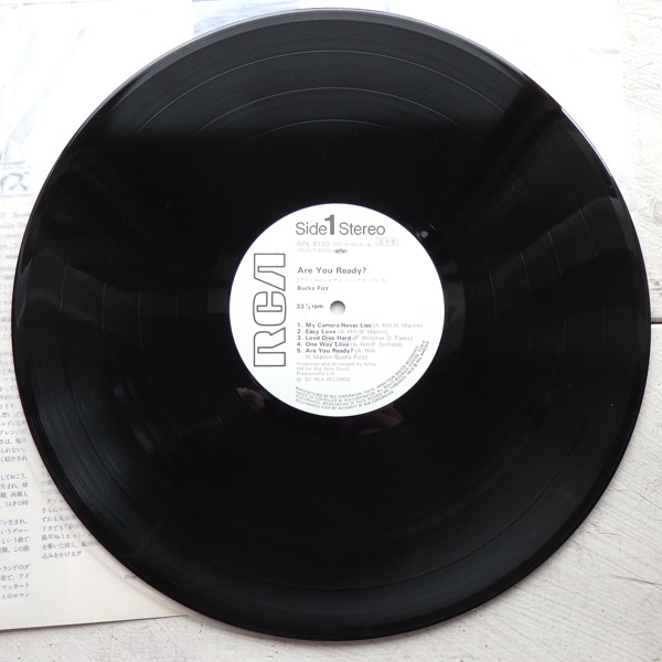 LP BUCKS FIZZ バックス・フィズ アー・ユー・レディ RPL-8150 帯付 見本盤の画像4