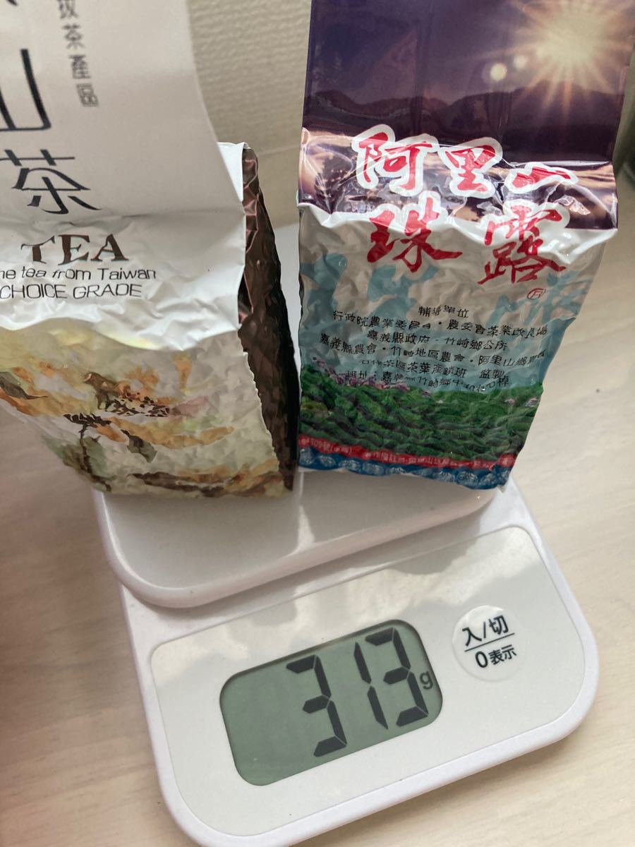 台湾梨山高山烏龍茶150g/阿里山珠露烏龍茶150g（有機茶)