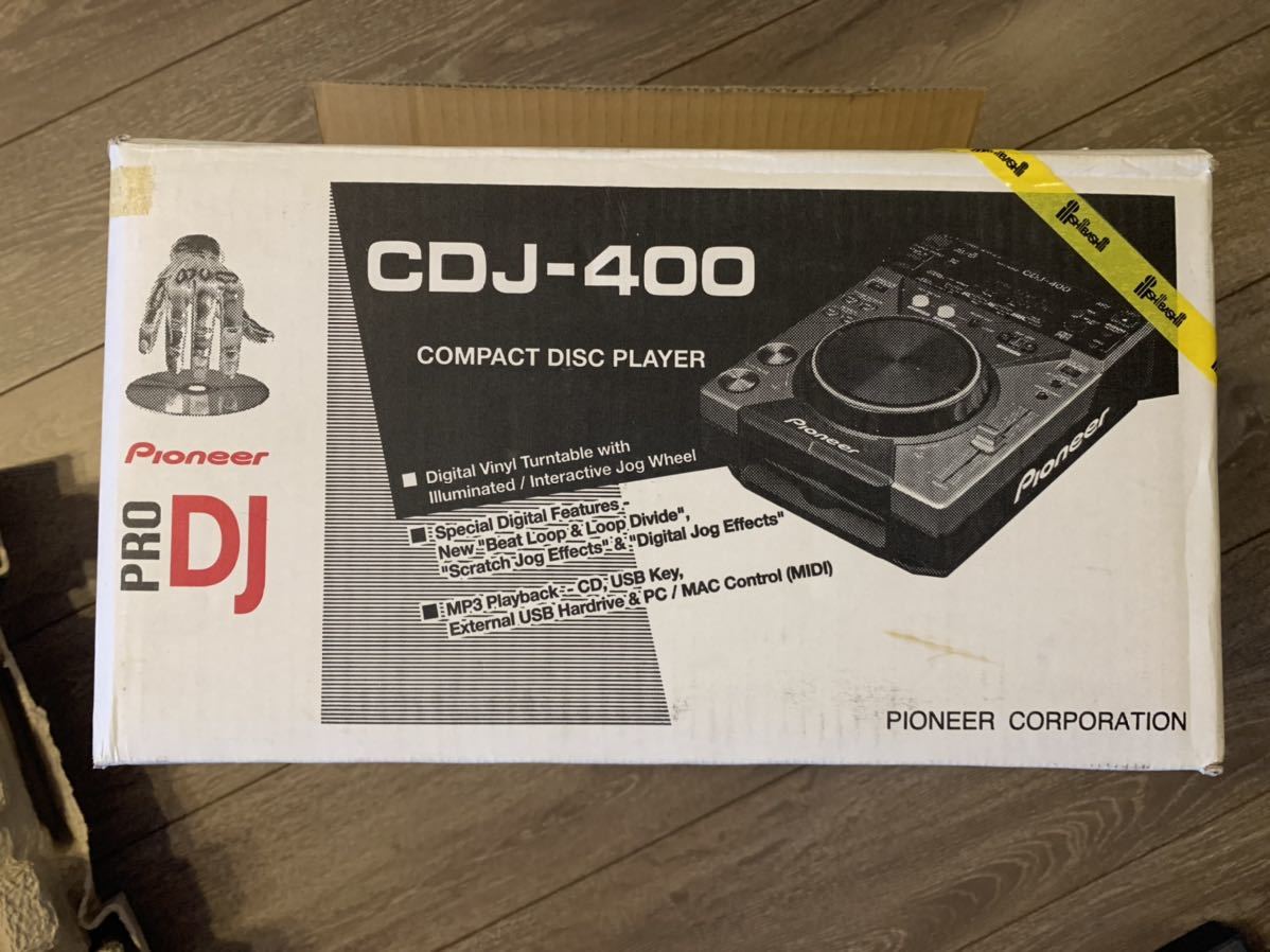 Pioneer CDJ-400 box only Pioneer compact disk player 