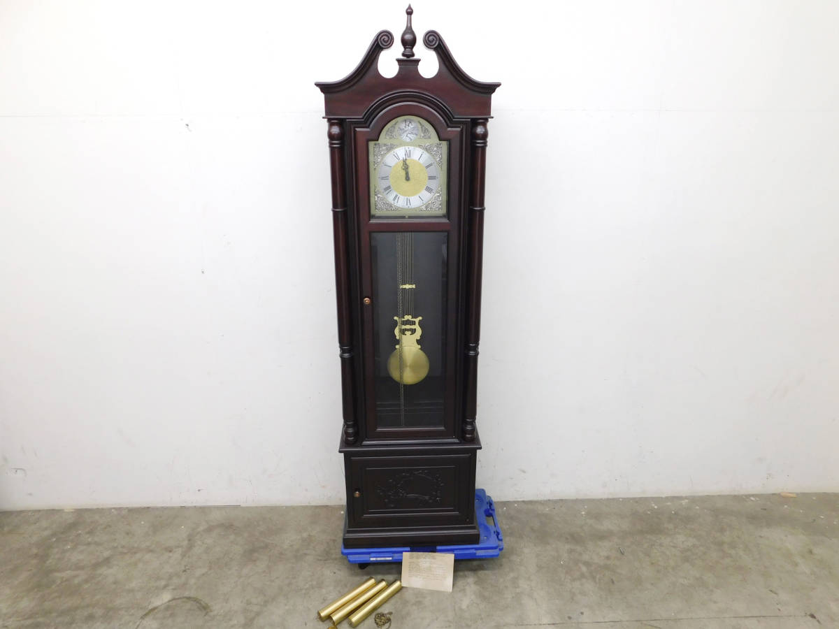 引取限定 札幌 故障有 不明品 TempusFugit 柱時計/ホールクロック お爺さん掛時計/GrandfatherClocks ムーブメント FHS 札幌市内のみ配達可_画像1