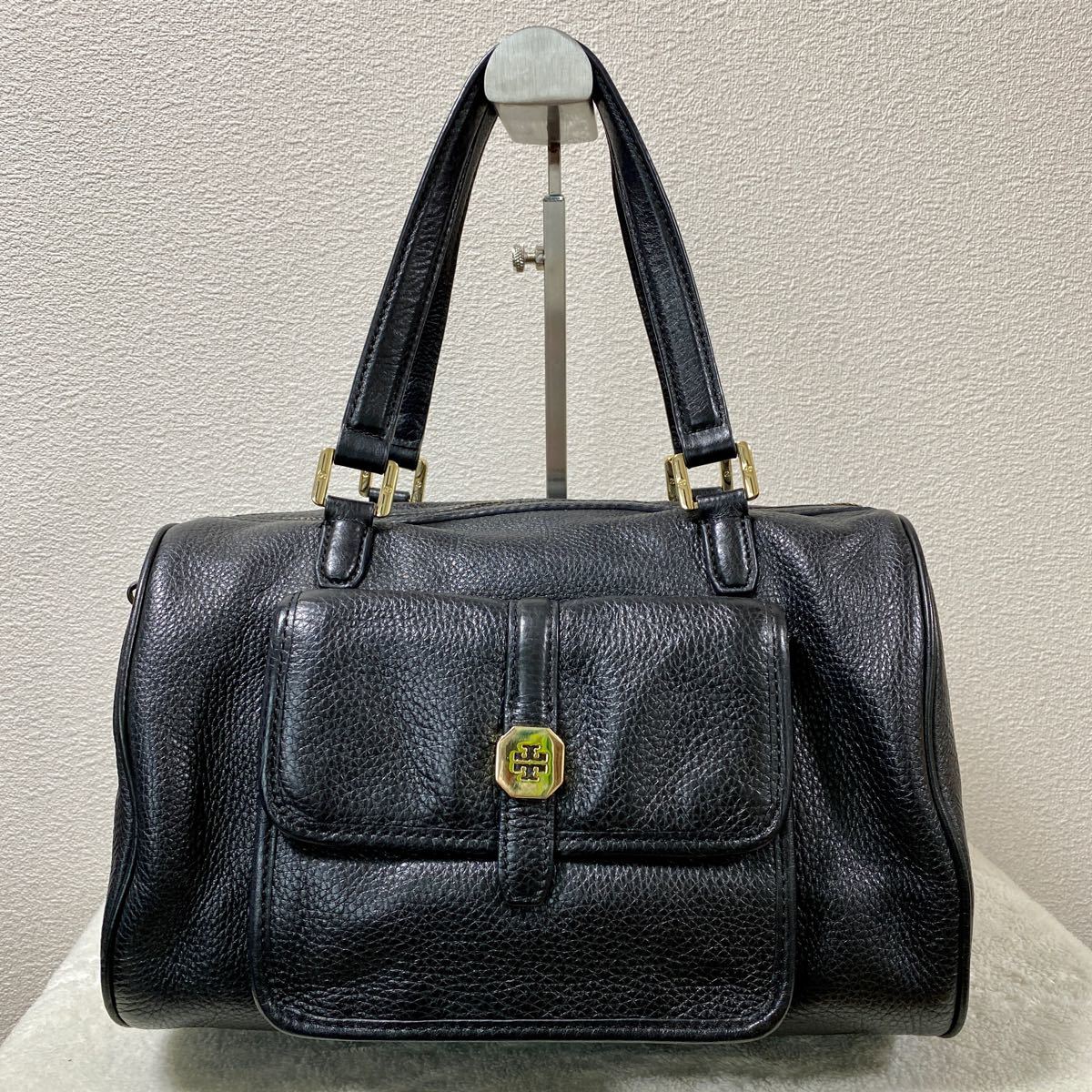 Tory Burch トリーバーチ ハンドバッグ ブラック レザー