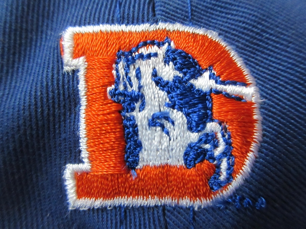 80's 90's デンバー ブロンコス AMERICAN NEEDLE ロゴ 刺繍 スナップバック キャップ Denver Broncos OTTO CAP NFL アメフト ヴィンテージ_画像9