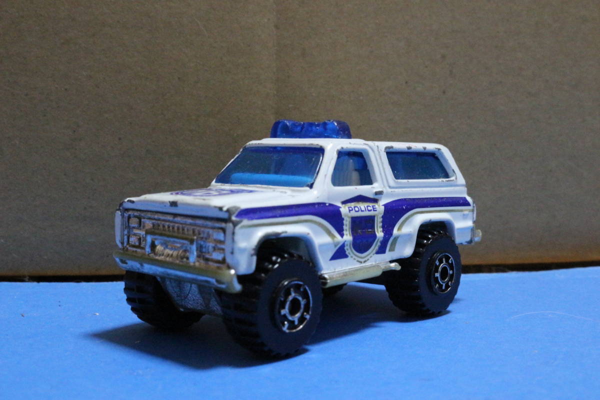 * Matchbox used Chevy Blazer patrol car 