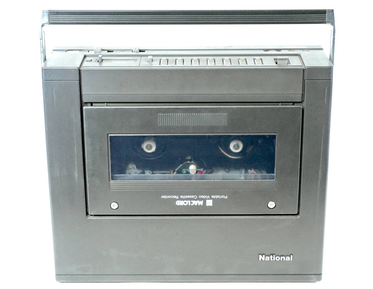 National　NV-8450　VHS ナショナル　ポータブルビデオカセットレコーダー　 電源コードなしのため動作未確認です　KTU_画像1