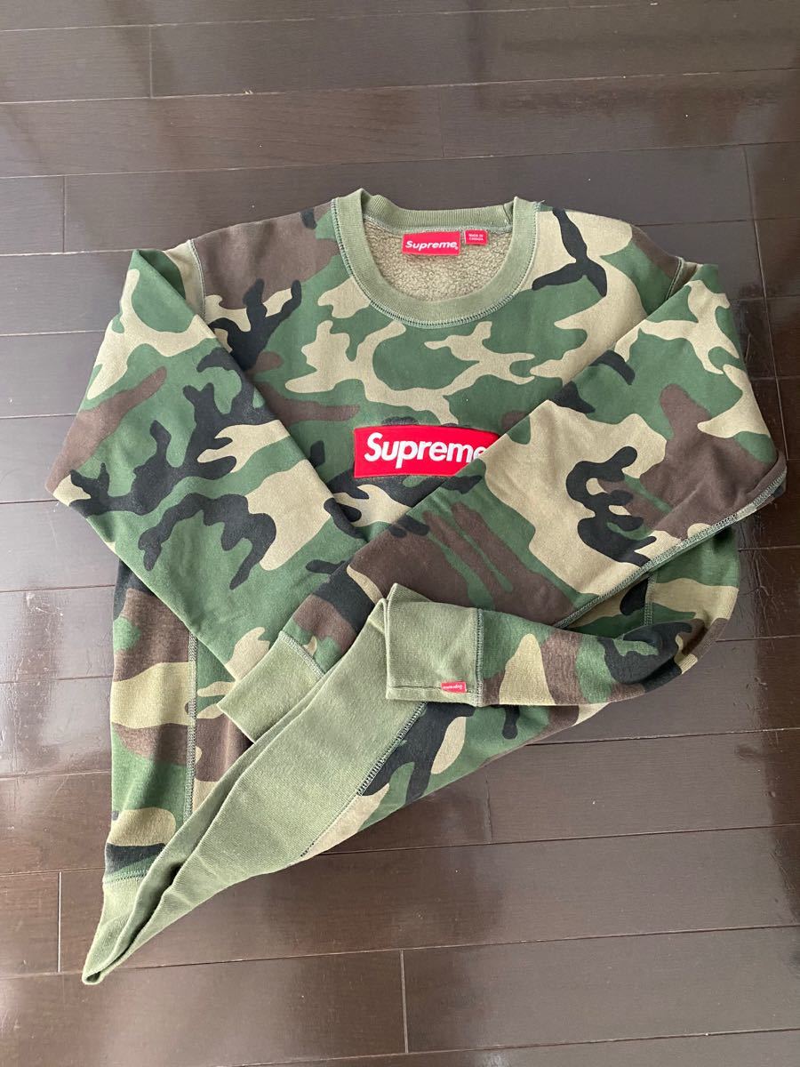 supreme【S】box logo crewneck