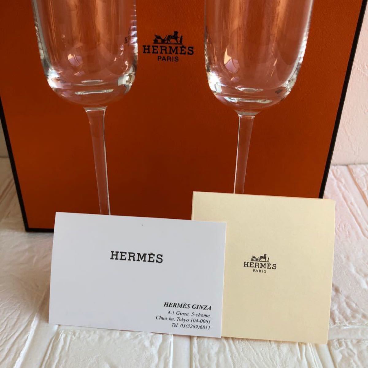 【未使用】Hermes シャンパングラス