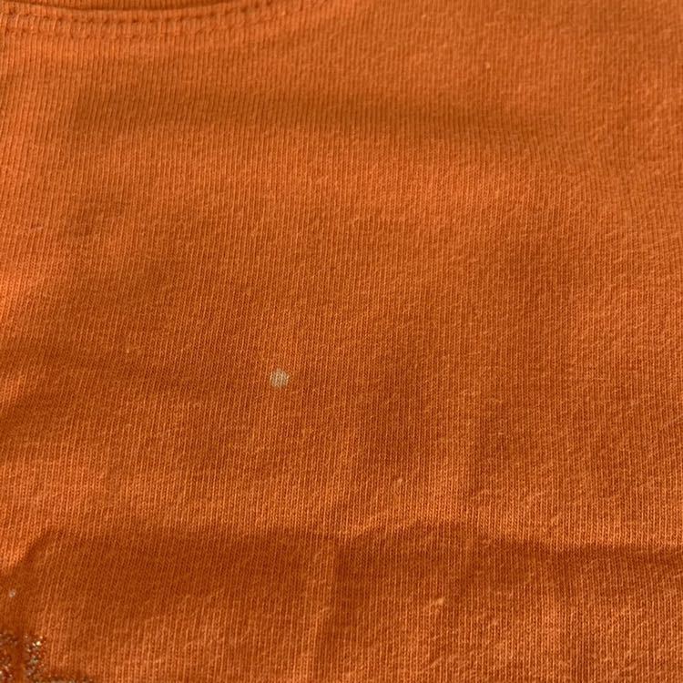 ランセル LANCEL PARIS 半袖Tシャツ トップス 胸元ロゴ オレンジ系 サイズ38 綿96% ポリウレタン4%｜PayPayフリマ