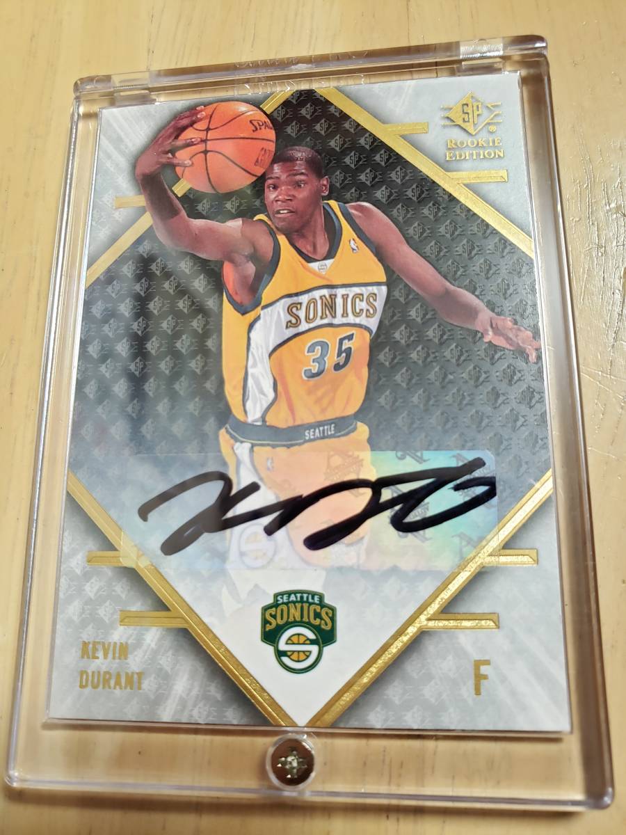 SP サイン 2007 -08 UD Rookie Edition KEVIN DURANT RC Auto / ケビン
