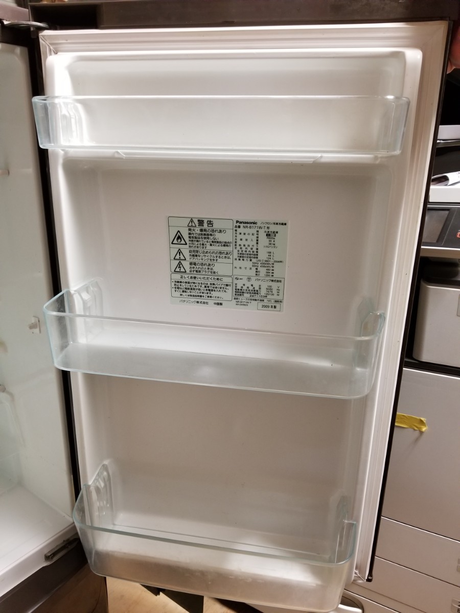 値引きセール　sale　パナソニック　panasonic　冷蔵庫　2ドア　168L　キレイ　激安　安い　半額以下　ノンフロン