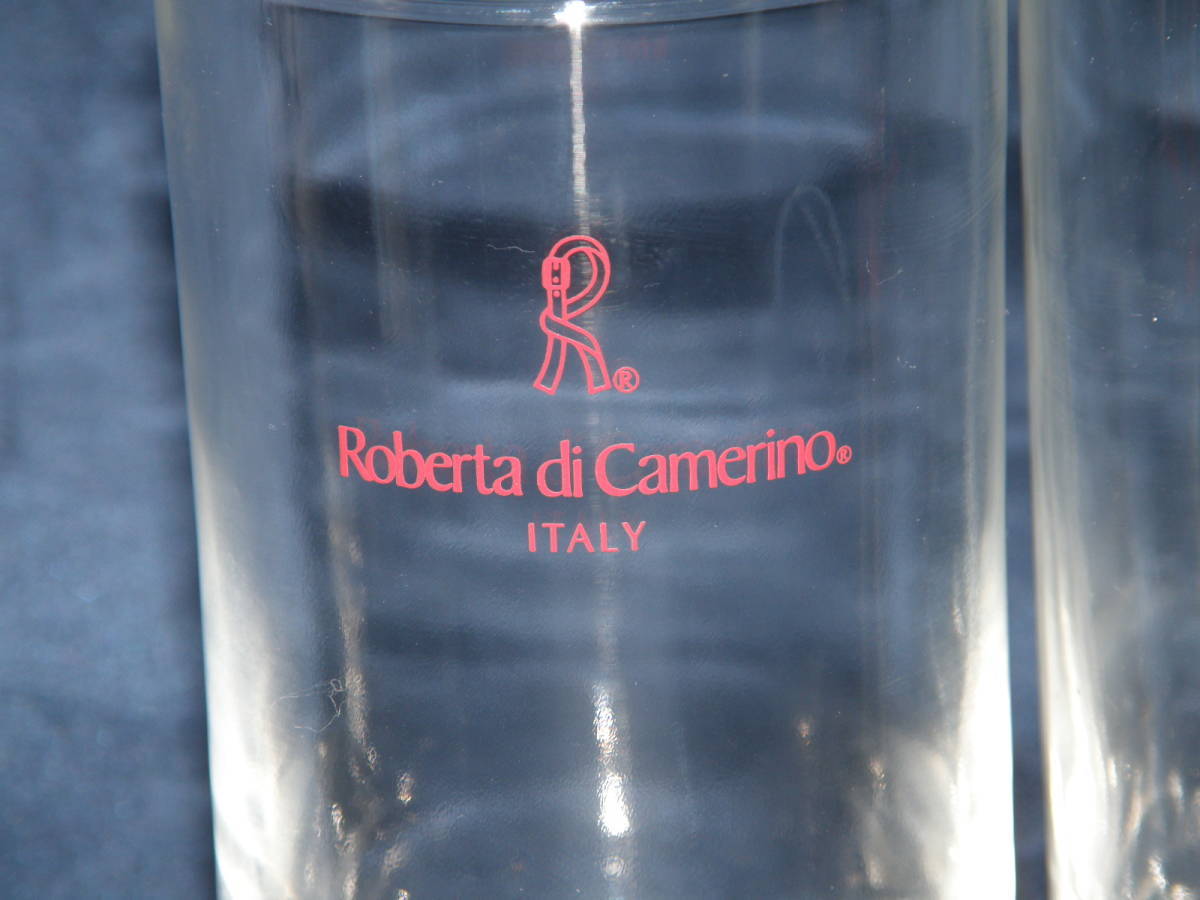 [ prompt decision ] Roberta di Camerino Roberta di Camerino tumbler glass 2 customer set 