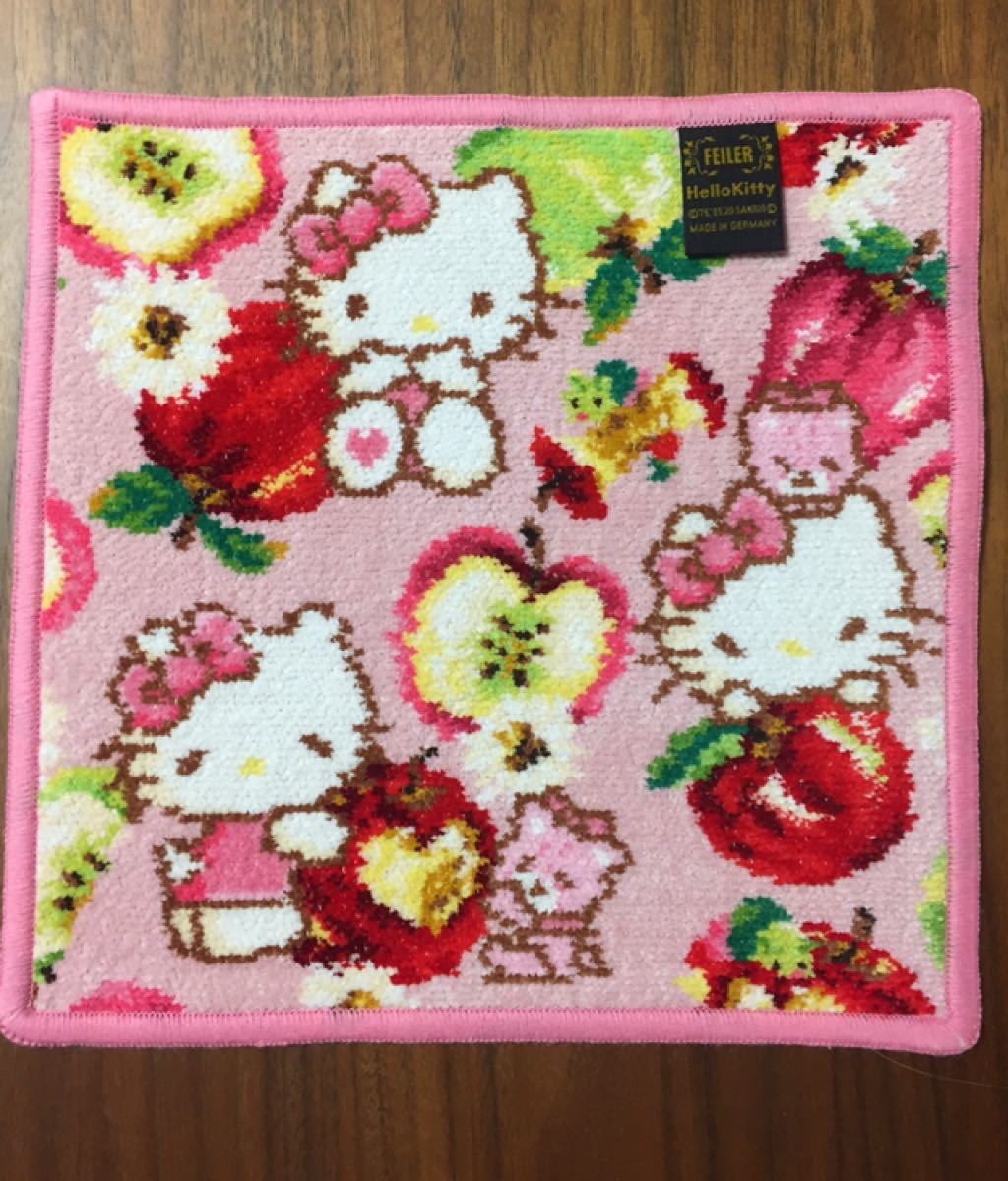 フェイラー ハローキティ アップル タオルハンカチ HELLO KITTY フェイラー ハローキティ アップル タオルハンカチ HELLO KITTY