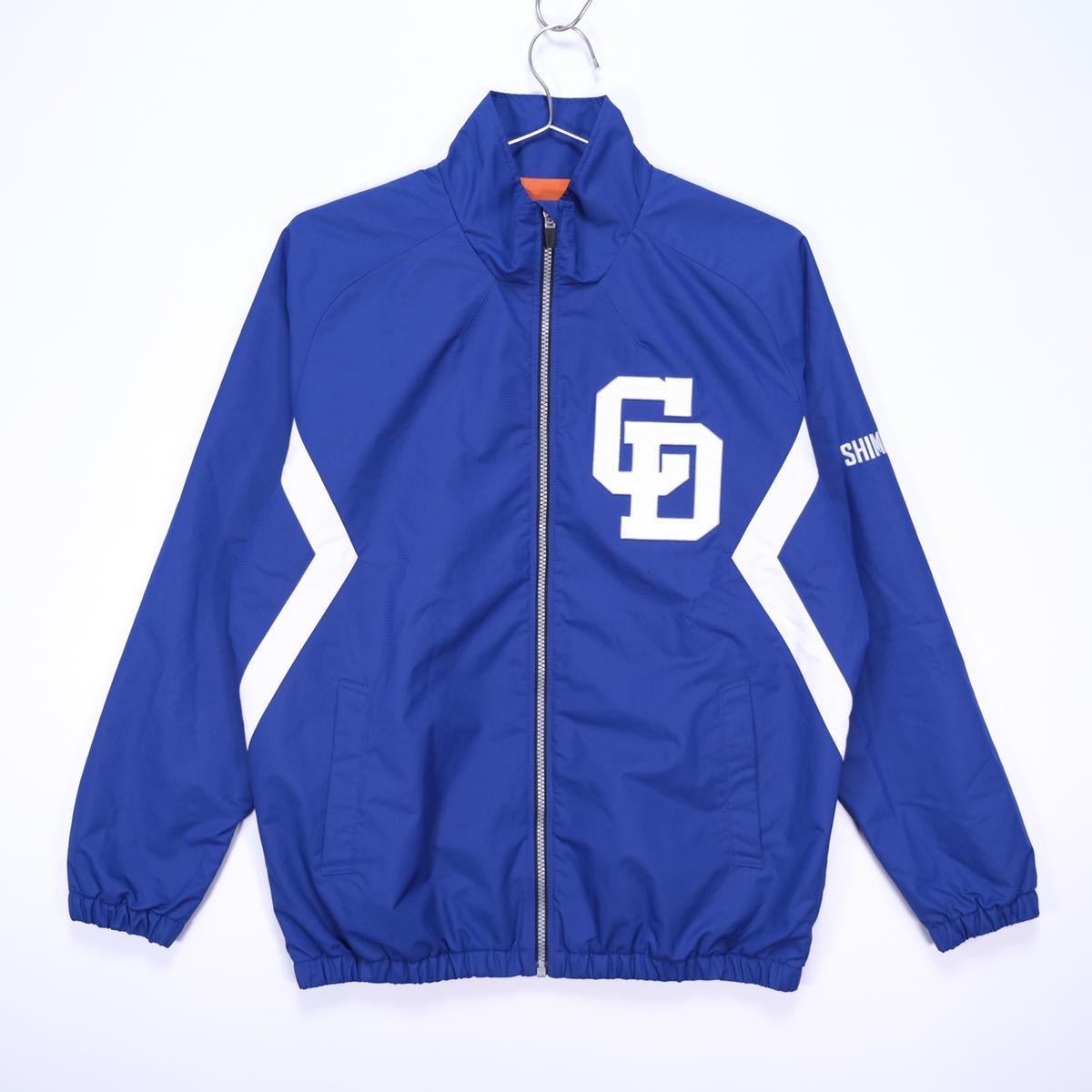 [ free shipping ] Chunichi Dragons / Zip up jacket / windbreaker / Shimizu /GOLDSTAGE( Gold stage )/ASICS( Asics )/M size 