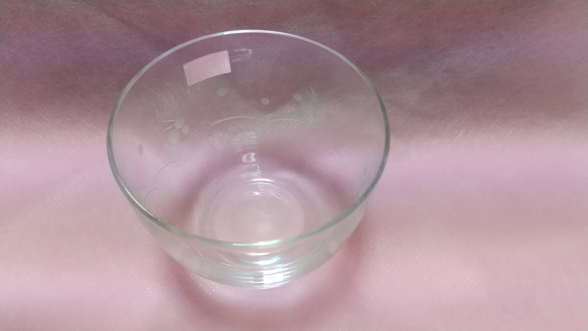 HOYA crystal cold tea glass 5 customer set unused goods 
