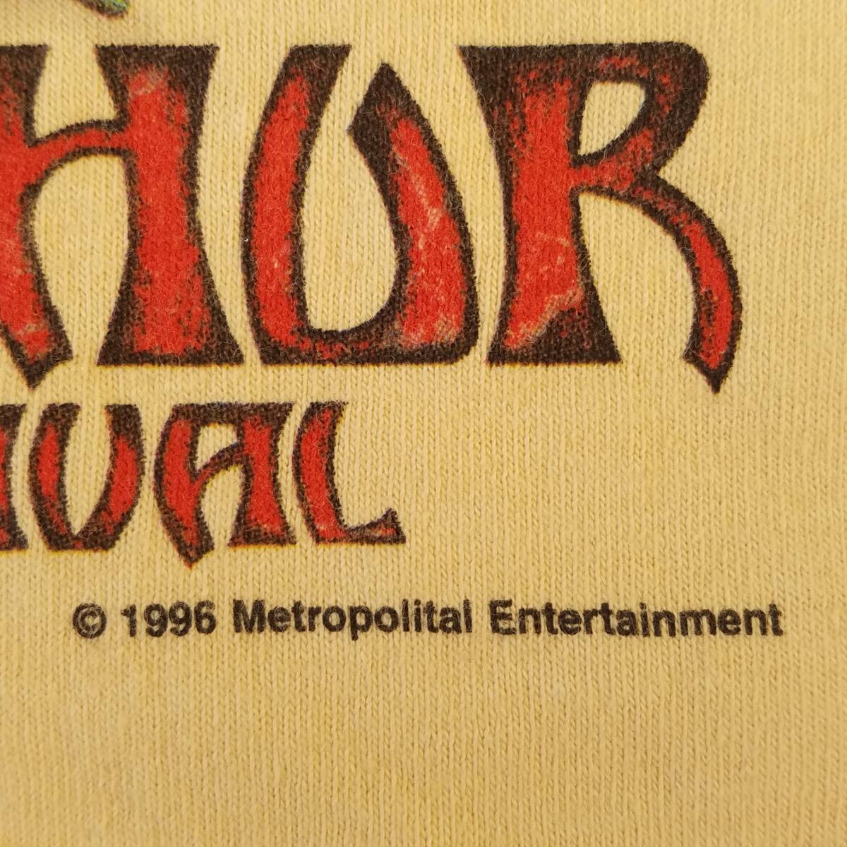 魅惑のバンドT特集! 90s『Furthur Fest(ファーサー・フェス) 1996』半袖Tシャツ ONEITAボディ 米国製 サイズL／グレイトフルデッド ロックT_画像5