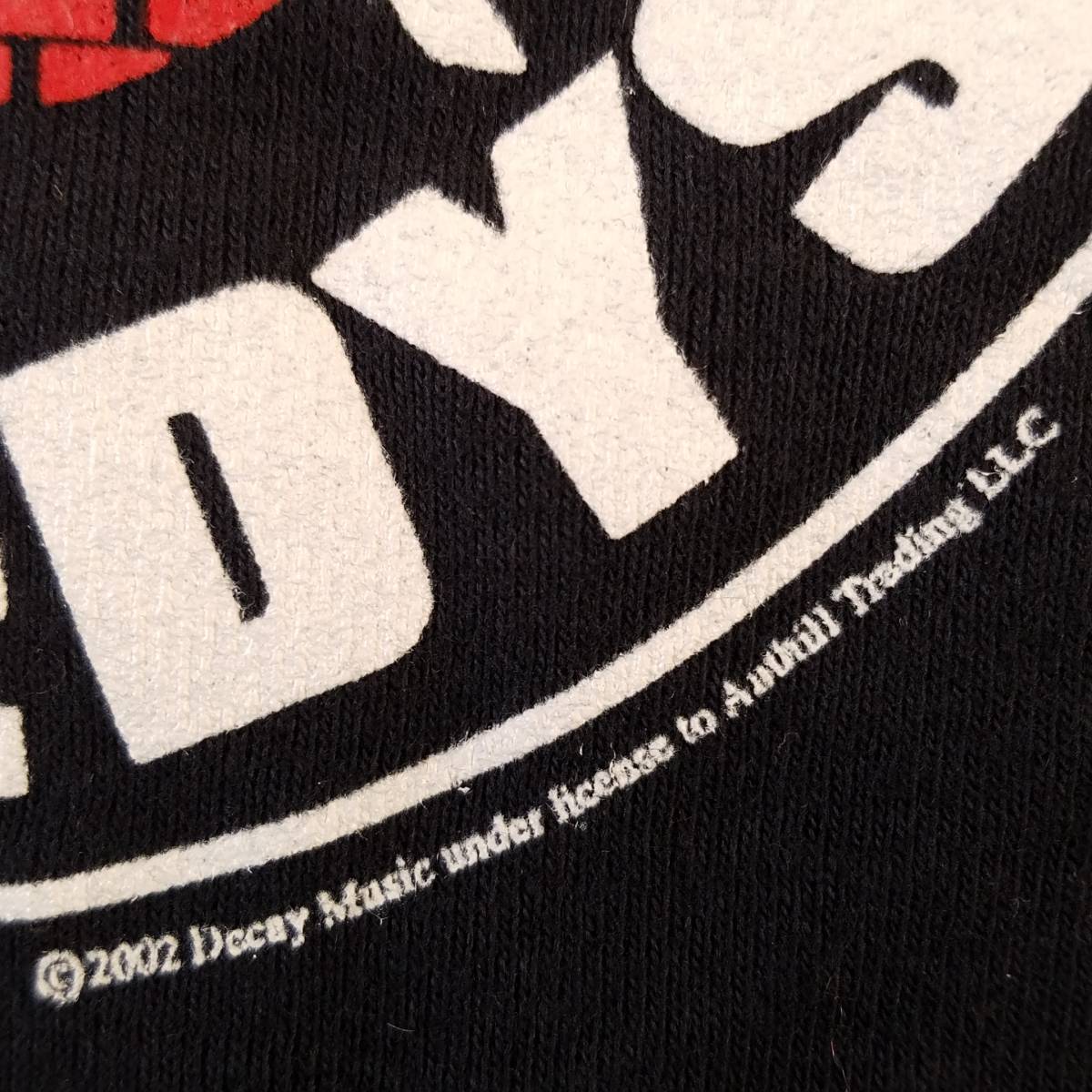 魅惑のバンドT特集! 00sデッド『DEAD KENNEDYS デッドケネディーズ』半袖Tシャツ ALSTYLEボディ 2002年コピーライト 米国製 黒 M／ロックT_画像6