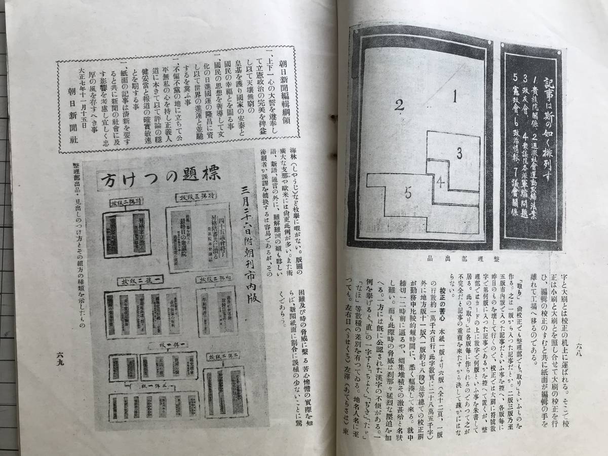 『新聞になるまで 新聞製作展覧会の記録』東京朝日新聞社 1922年刊 ※建築・原稿・印刷・歴史・写真・創刊から今日まで 大正11年 他 06324_画像6