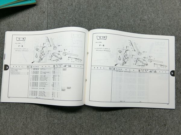 ホンダ ブロス NC25 RC31 純正 パーツリスト パーツカタログ 説明書 マニュアル 第3版_画像3