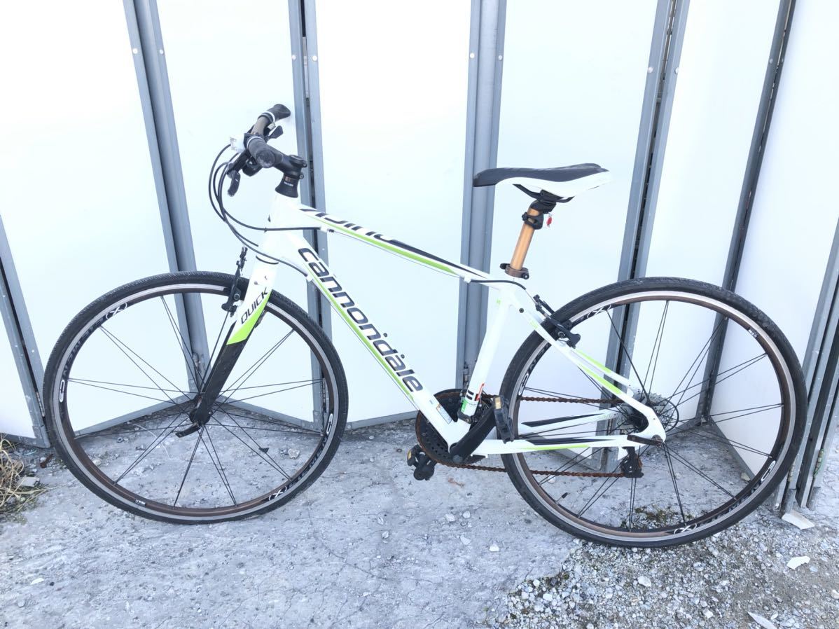 豪華ラッピング無料 大阪 キャノンデール CANNONDALE QUICK カスタム アルミ クロスバイク クイック SHIMANO ALIVIO Mサイズ 豪華ラッピング無料 大阪 キャノンデール CANNONDALE QUICK カスタム アルミ クロスバイク クイック SHIMANO ALIVIO Mサイズ