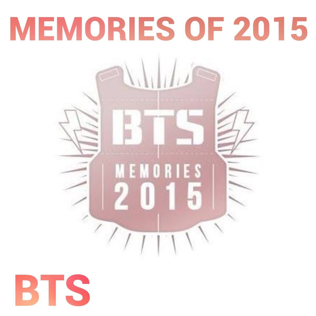 BTS Memories of 2015 DVD 4枚組