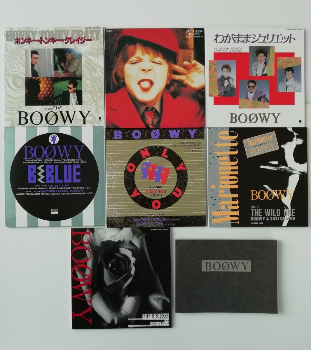BOOWY SINGLE COMPLETE 紙ジャケ 完全限定版■