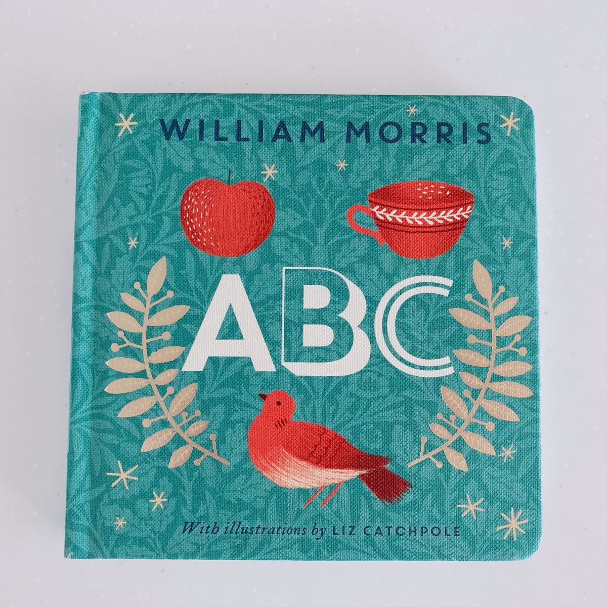 ABC ウィリアムモリス 英語絵本 洋書 イギリス William Morris アルファベット 幼児英語 バイリンガル DWE