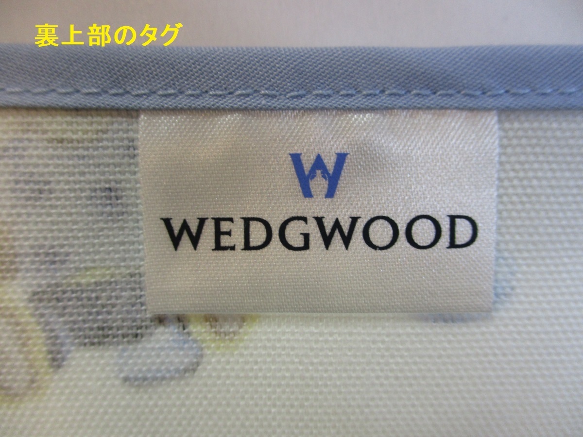 Y21042602 WEDGWOOD ウエッジウッド ランチョンマット ビニールコーティング ロンドン柄 バイアス仕上げ 未使用 ケース傷みあり_画像6