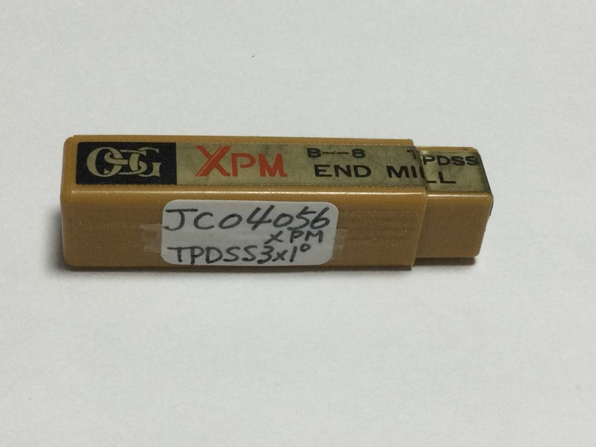 OSG テーパー刃エンドミル　TPDSS 3 x 1° XPM-HSS JC04056_画像1