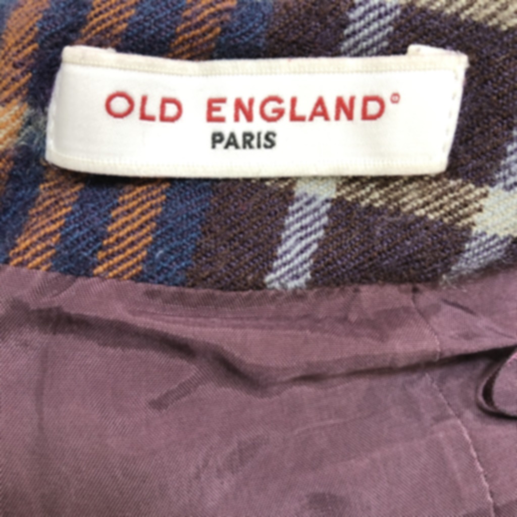 【人気】OLD ENGLAND/オールドイングランド チェック柄 ミニスカート マルチカラー サイズ38 レディース/S1352_画像8