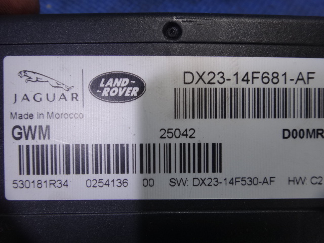  Jaguar XF J05PC etc. control relay unit product number DX23-14F681-AF [8709]