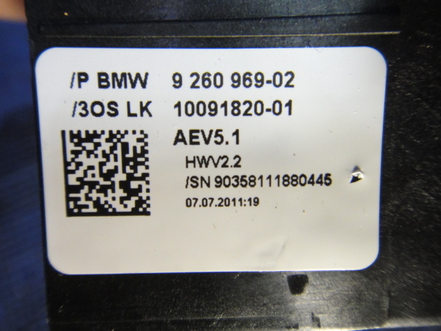 BMW 116i 120i [F20] 1A16 等 シフト ノブ レバー　セレクター スイッチ ボックス　品番 9260969　 [0292]_画像3