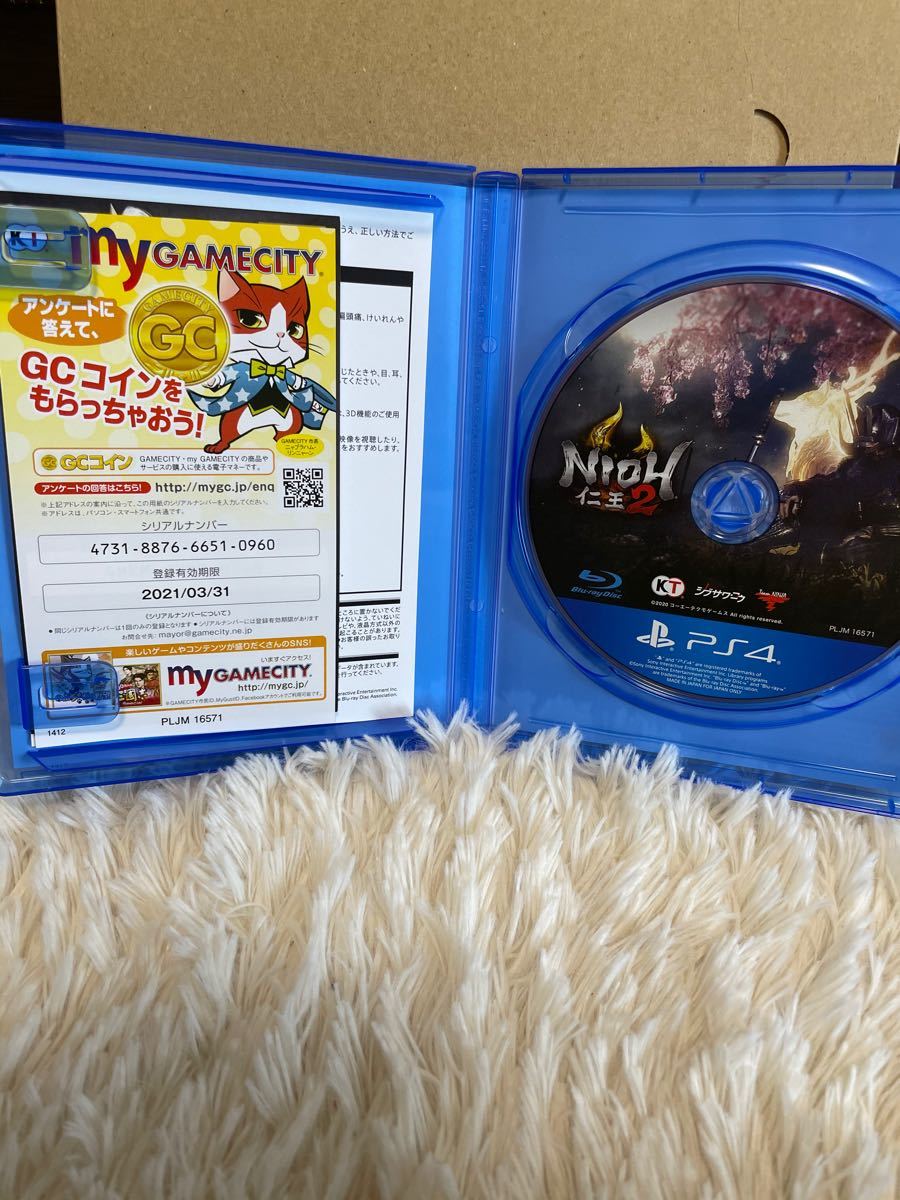 仁王2 NIOH PS4 中古 美品 日本版