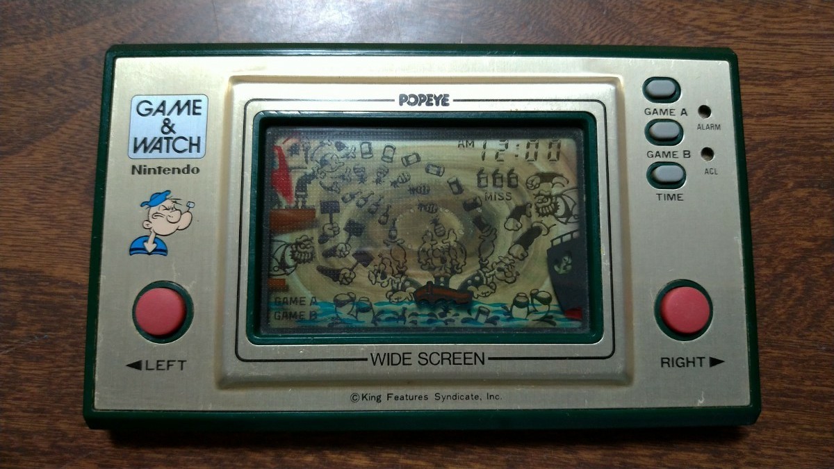 ゲームウオッチ ポパイ 任天堂 GAME&WATCH POPEYE