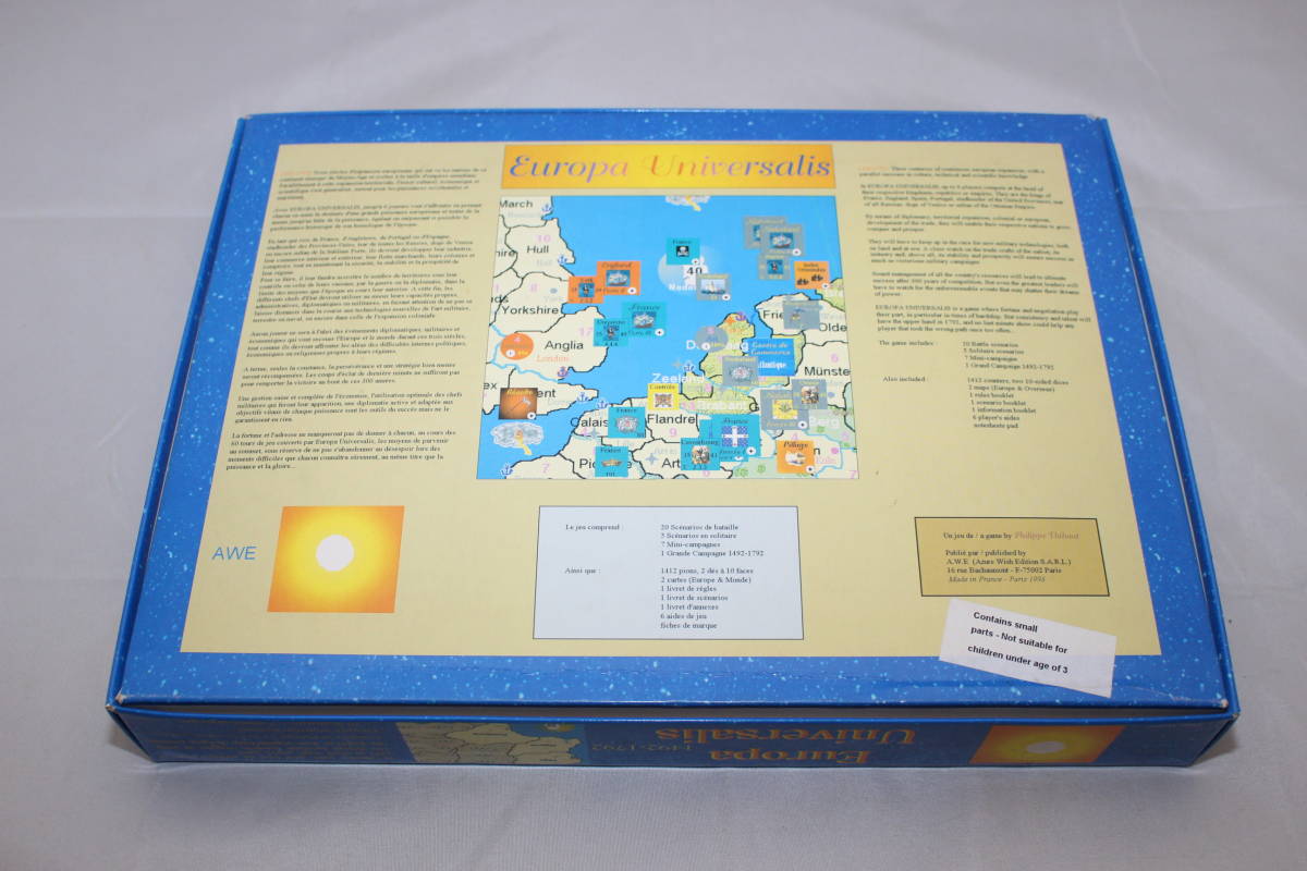 swg (AWE)EUROPA UNIVERSALIS 1492-1792 と Expansion Kitの swg (AWE)EUROPA UNIVERSALIS 1492-1792 と Expansion Kitの