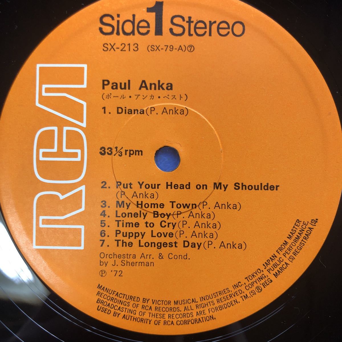 Paul Anka ポール・アンカ・ベスト・カプセル 帯付LP 見開きジャケット レコード 5点以上落札で送料無料A_画像5