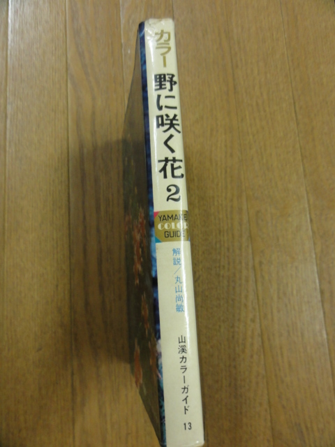 送料無料★1971年「山渓カラーガイド カラー 野に咲く花2」解説 丸山尚敏_画像3