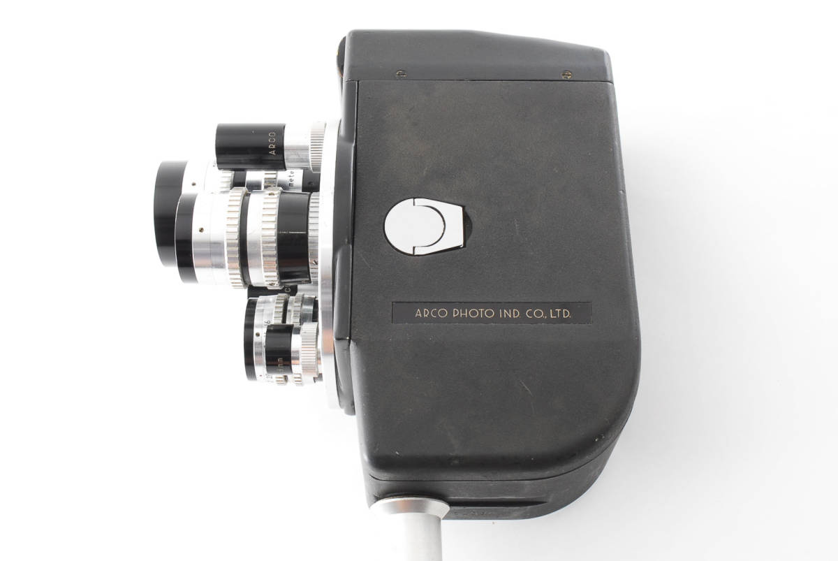 レンズ6本付【動作確認済　露出計OK】　ARCO アルコ　CR-８　８ｍｍ ビデオカメラ CINE-T ARCO　38mm他　同梱可能　#5382_画像9