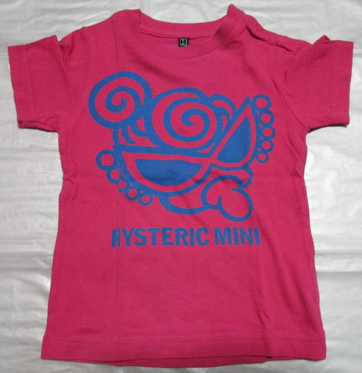 HYSTERIC GLAMOUR/ HYSTERIC MINI MY FIRST HYSTERIC FANCLUB Mini & Mom Tee ヒステリックミニ ヒスミニ ミニ&マム 半袖Tシャツ ピンク 80_画像1