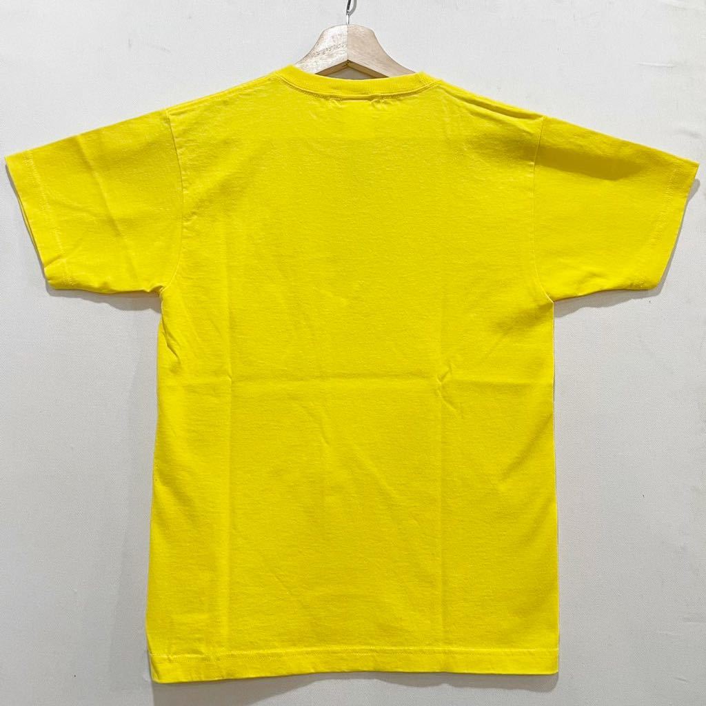 メール便可能! SOCCER NUT (サッカーナッツ) ひょっこり ナッツくん 半袖 Tシャツ (M) SNW070 YELLOW | futsal フットサル イエロー_画像2