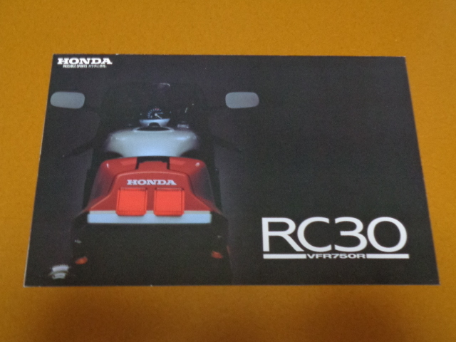 RC30,VFR750R, catalog, booklet, record,LP. inspection Honda,HONDA, Racer replica,HRC,V4
