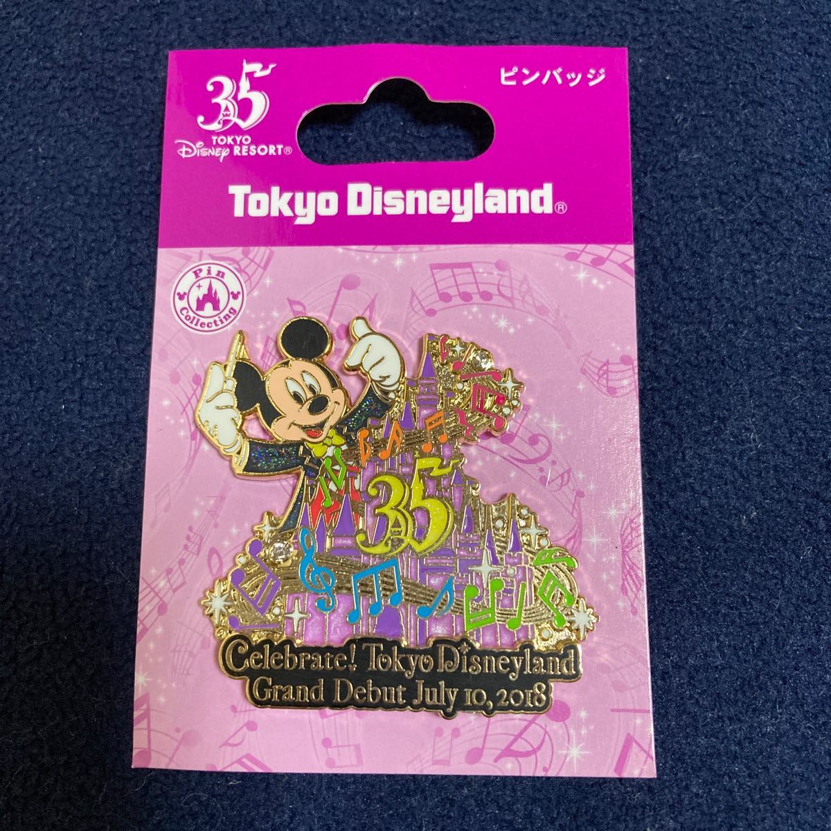 Paypayフリマ Tdl 35周年 ピンバッジ ミッキー Paypayフリマ Tdl 35周年 ピンバッジ ミッキー