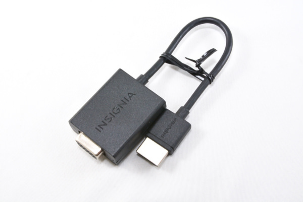 ★INSIGNIA インシグニア HDMI to VGA Adapter NS-PG95503-C ブラック USED_画像1