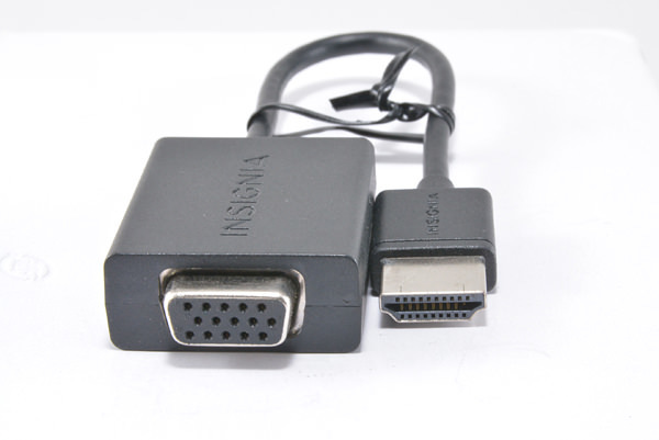 ★INSIGNIA インシグニア HDMI to VGA Adapter NS-PG95503-C ブラック USED_画像3