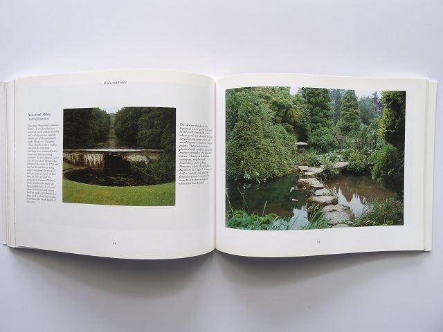  foreign book * Britain garden. photoalbum book@ Europe England structure . fountain .