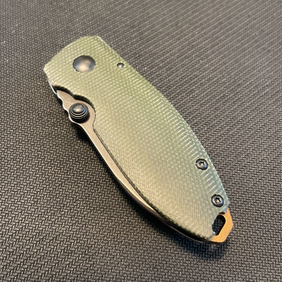 まとめ買い】 design Burnley squid 検)EDC micarta green