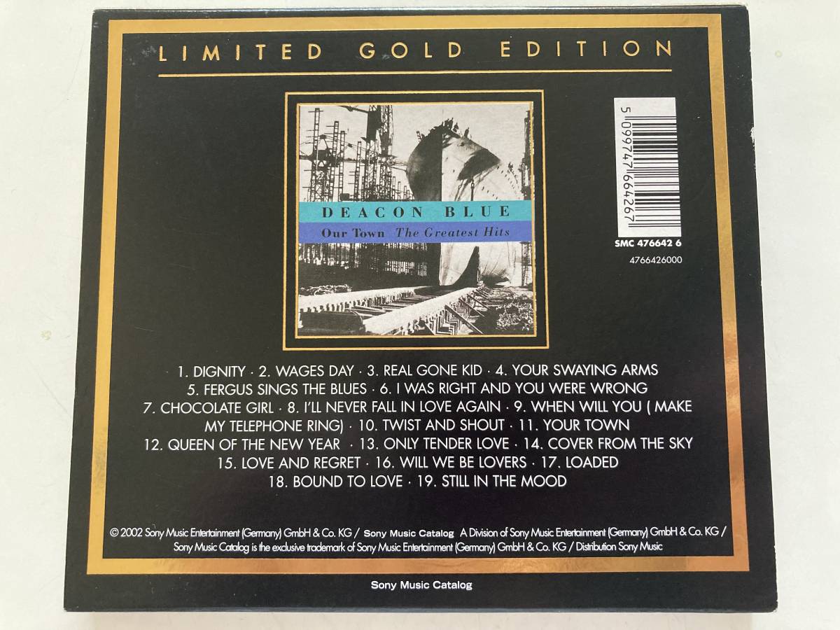 Deacon Blue - Our town (輸入盤 Limited Gold Edition) Greatest hits ディーコン・ブルーの画像3