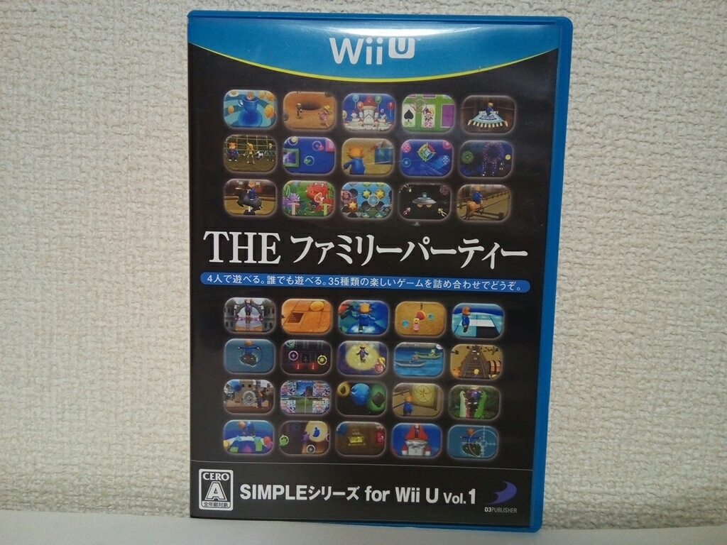 Wii U THE ファミリーパーティ FAMILY PARTY 動作確認済み_画像1
