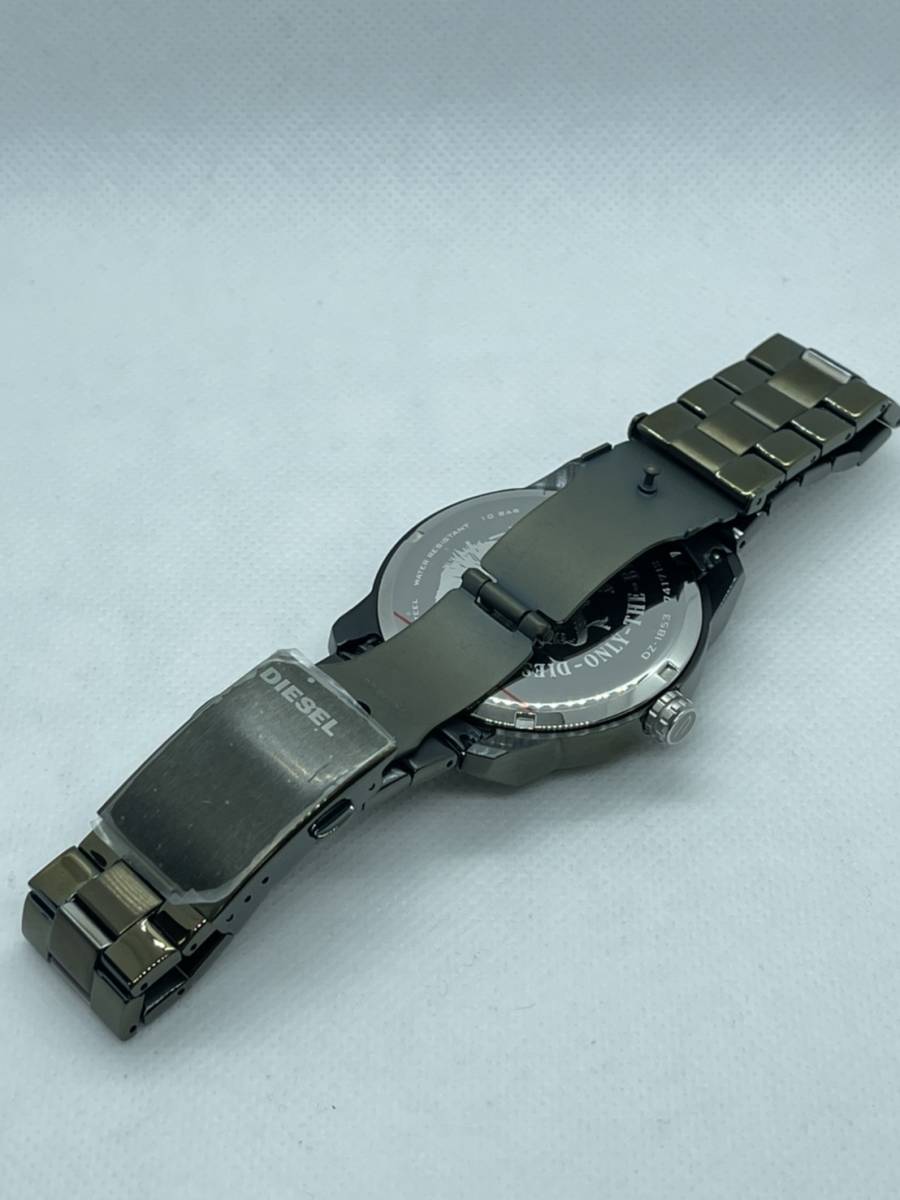 ●○展示品 新品 未使用 DIESEL ディーゼル ARMBAR アームバー DZ1853 腕時計 メンズ オリーブ/ホワイト系○●_画像5